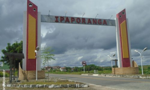 Ipaporanga - Portal na entrada da cidade
