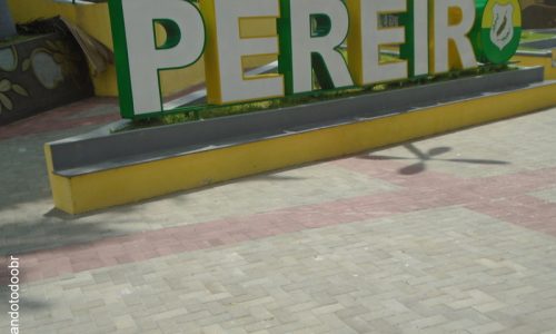 Pereiro - Letreiro na Praça da Matriz