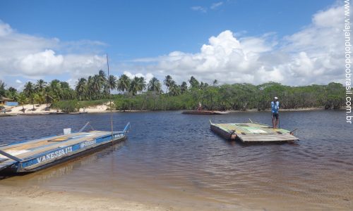 Tibau do Sul - Travessia de Balsa do Rio Cunhaú