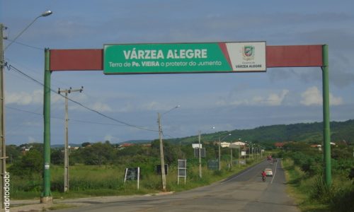 Várzea Alegre - Pórtico na entrada da cidade