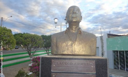 Boa Ventura - Estátua em homenagem a  Cláudio Arruda