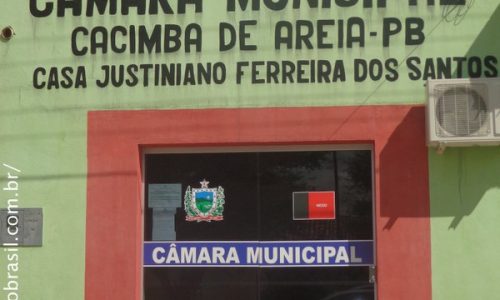 Cacimba de Areia - Câmara Municipal
