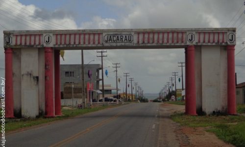 Jacaraú - Pórtico na entrada da cidade