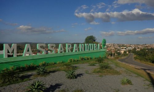 Massaranduba - Letreiro da entrada da cidade