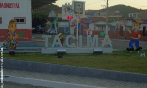 Tacima - Letreiro na entrada da cidade